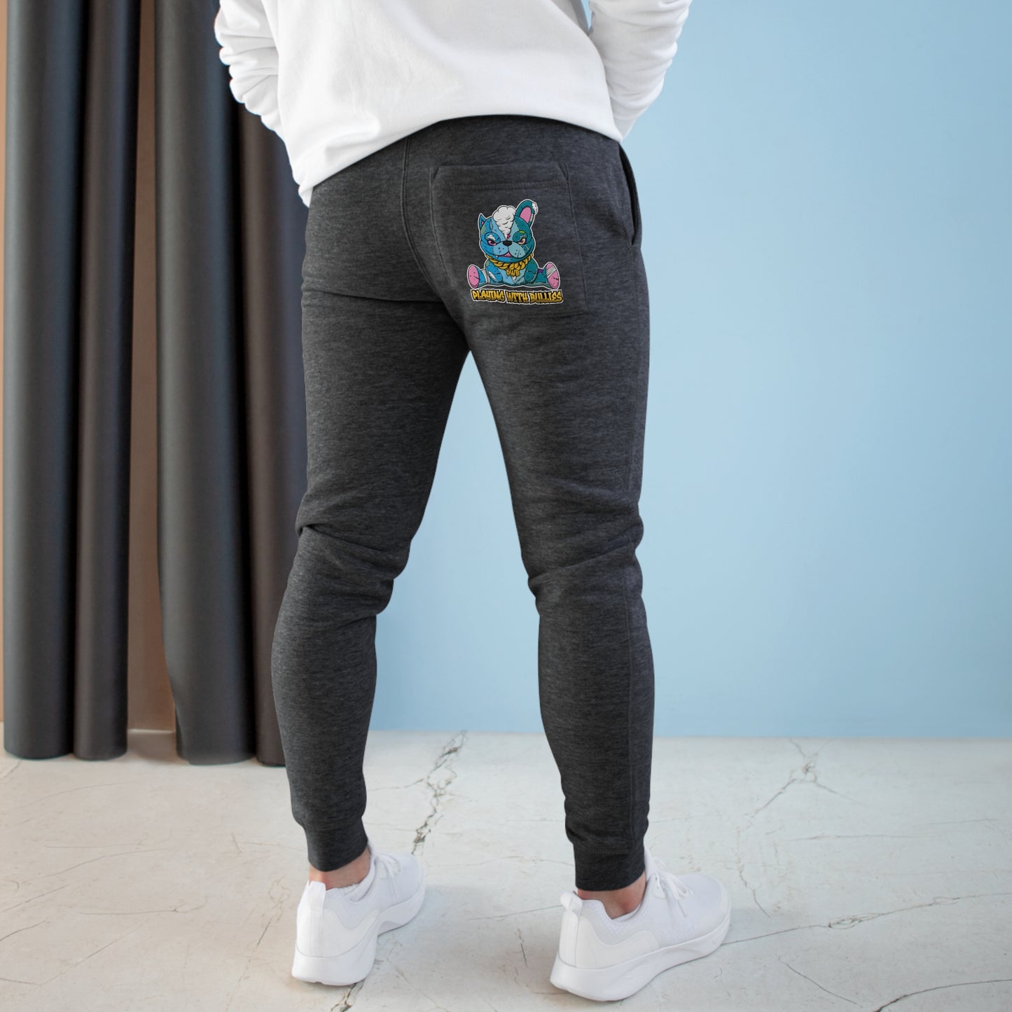 PLAYINGWITHBULLIE UNISEX FLEECE JOGGERS