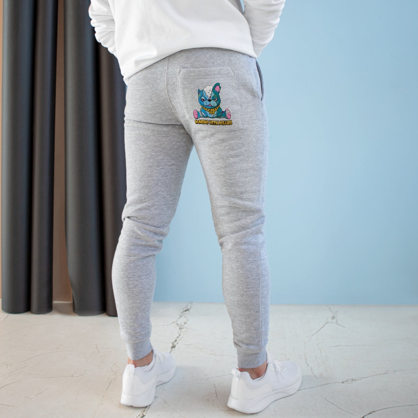 PLAYINGWITHBULLIE UNISEX FLEECE JOGGERS