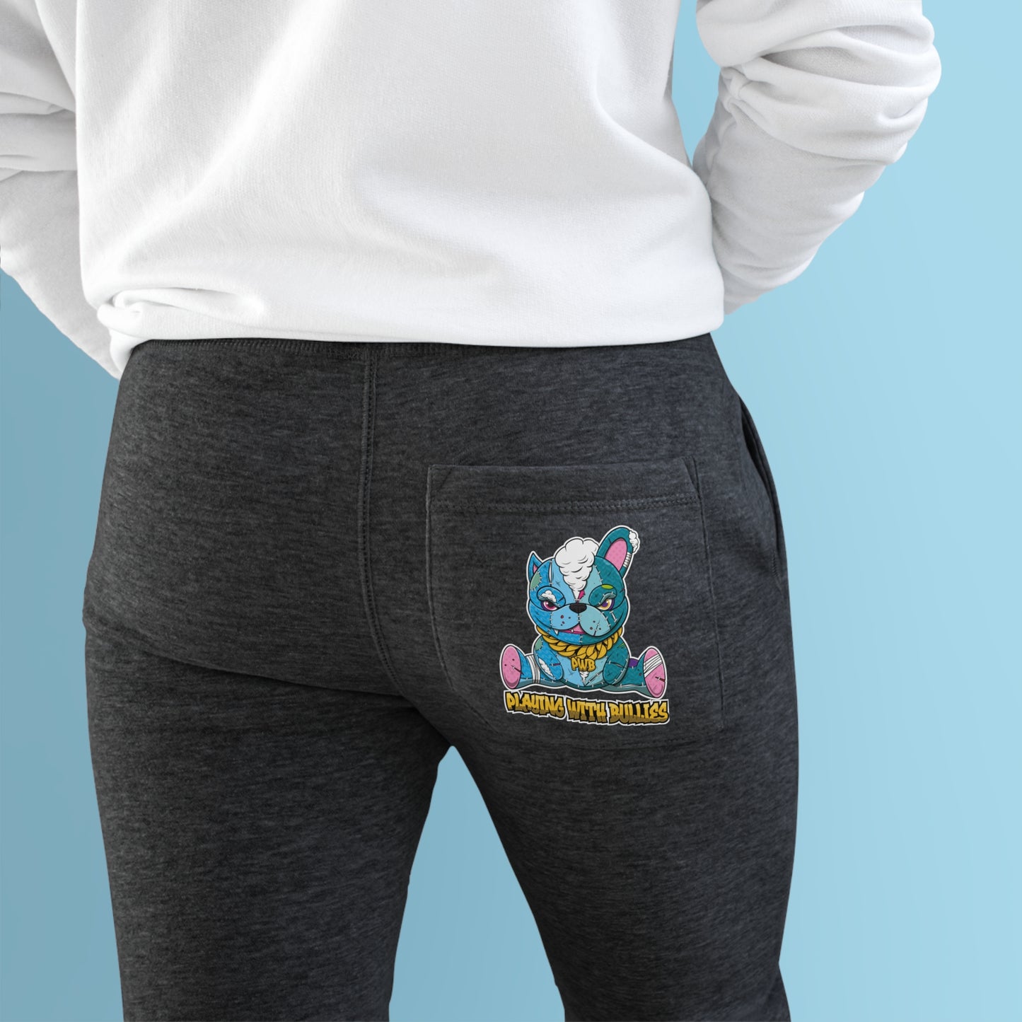 PLAYINGWITHBULLIE UNISEX FLEECE JOGGERS