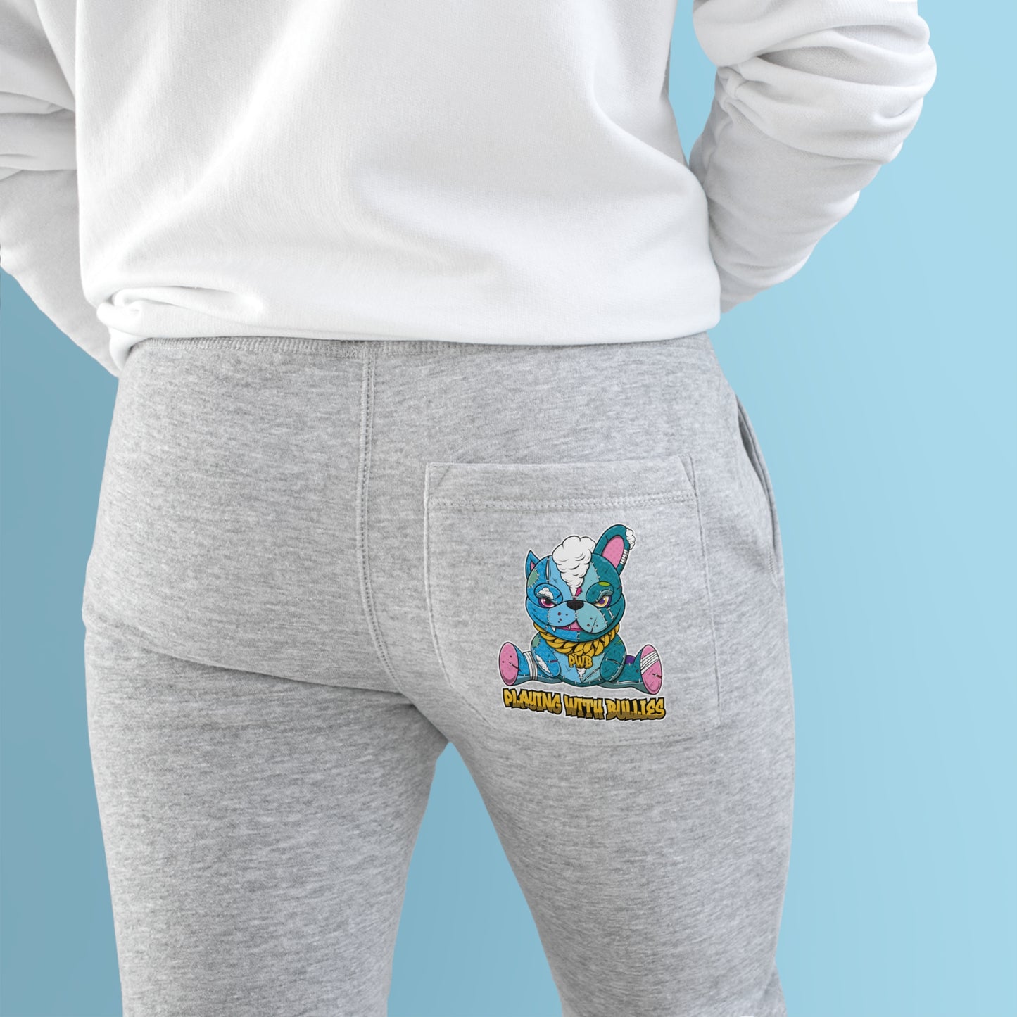 PLAYINGWITHBULLIE UNISEX FLEECE JOGGERS