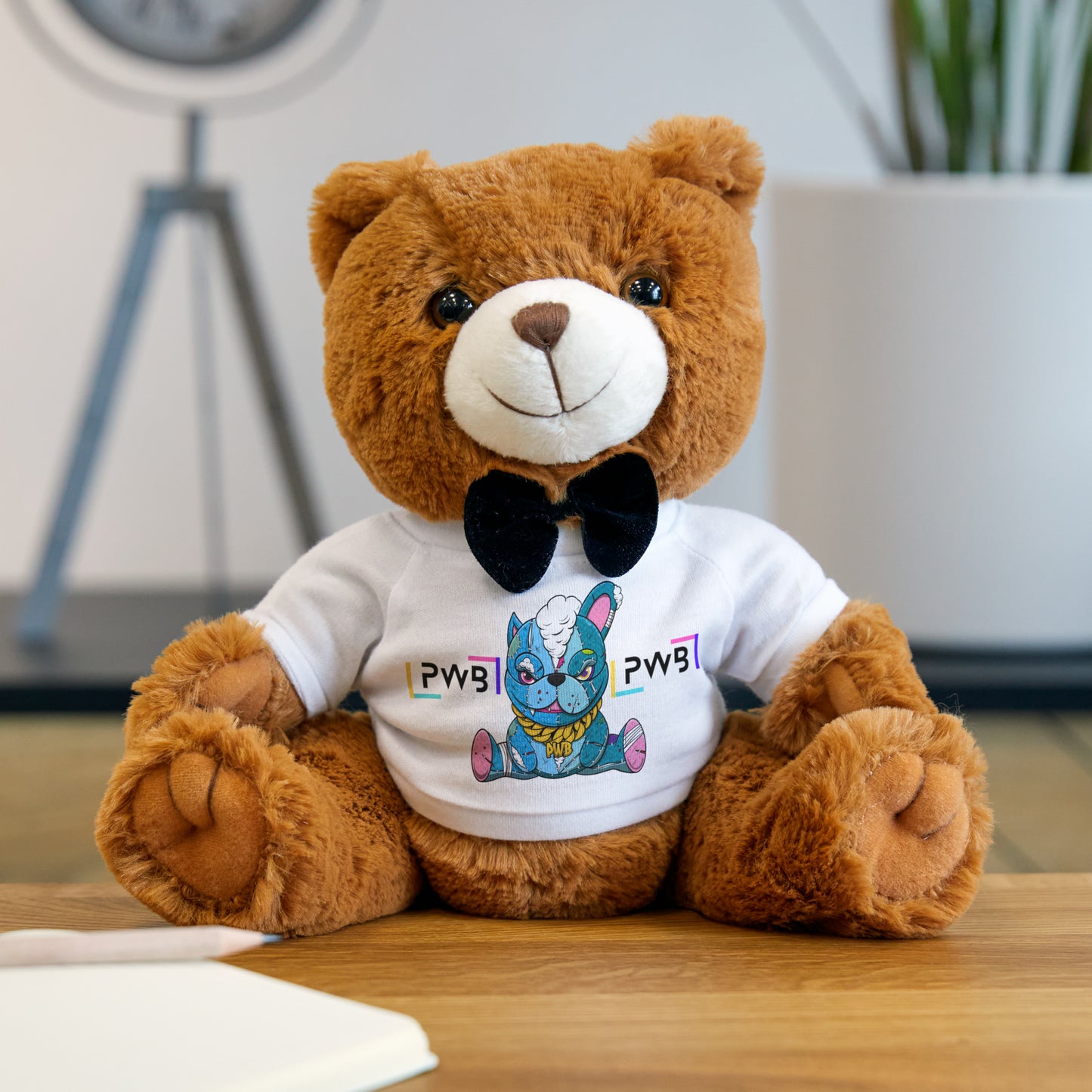 PWB TEDDY BEAR WITH PWB LOGO SHIRT