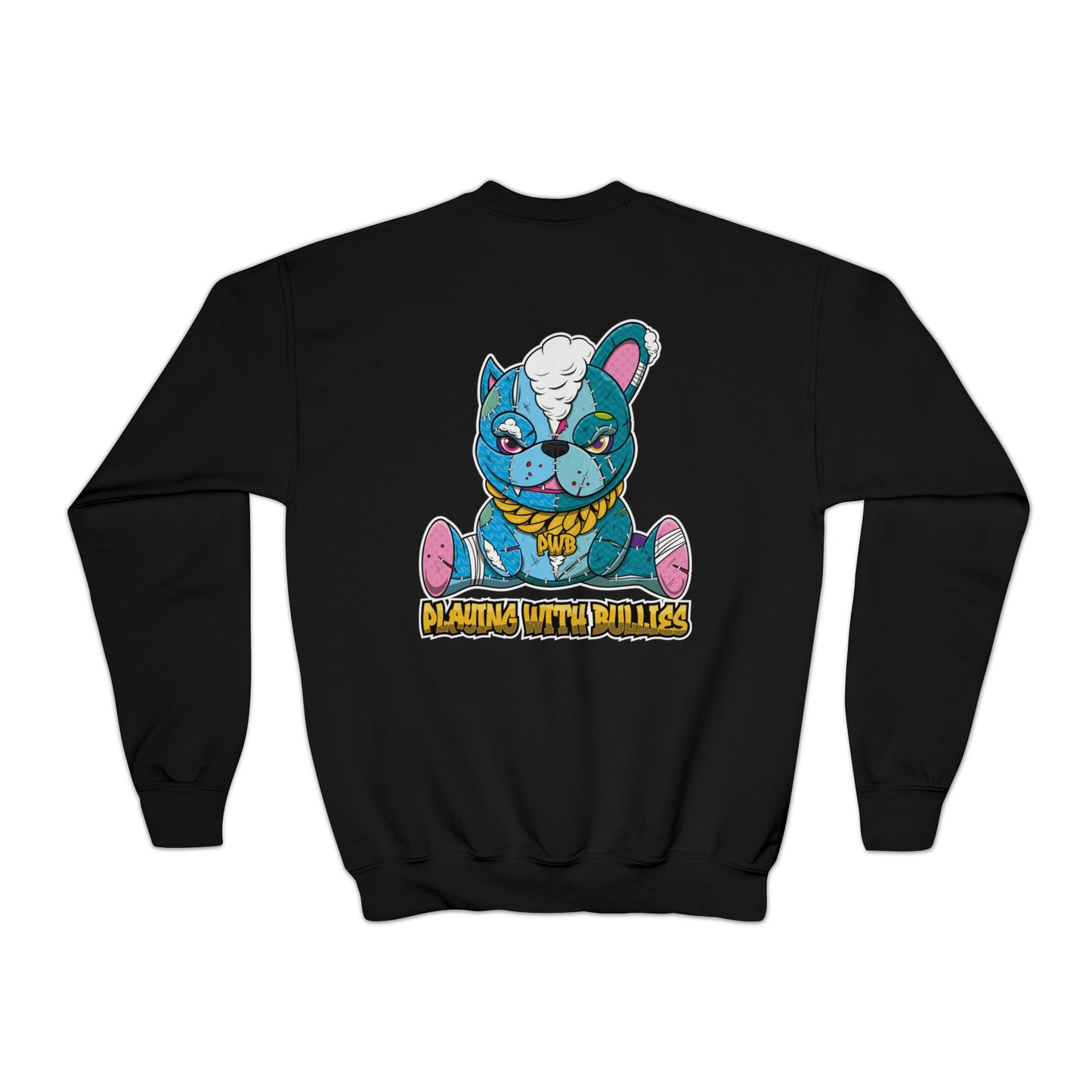 PLAYINGWITHBULLIES YOUTH/KIDS CREWNECK