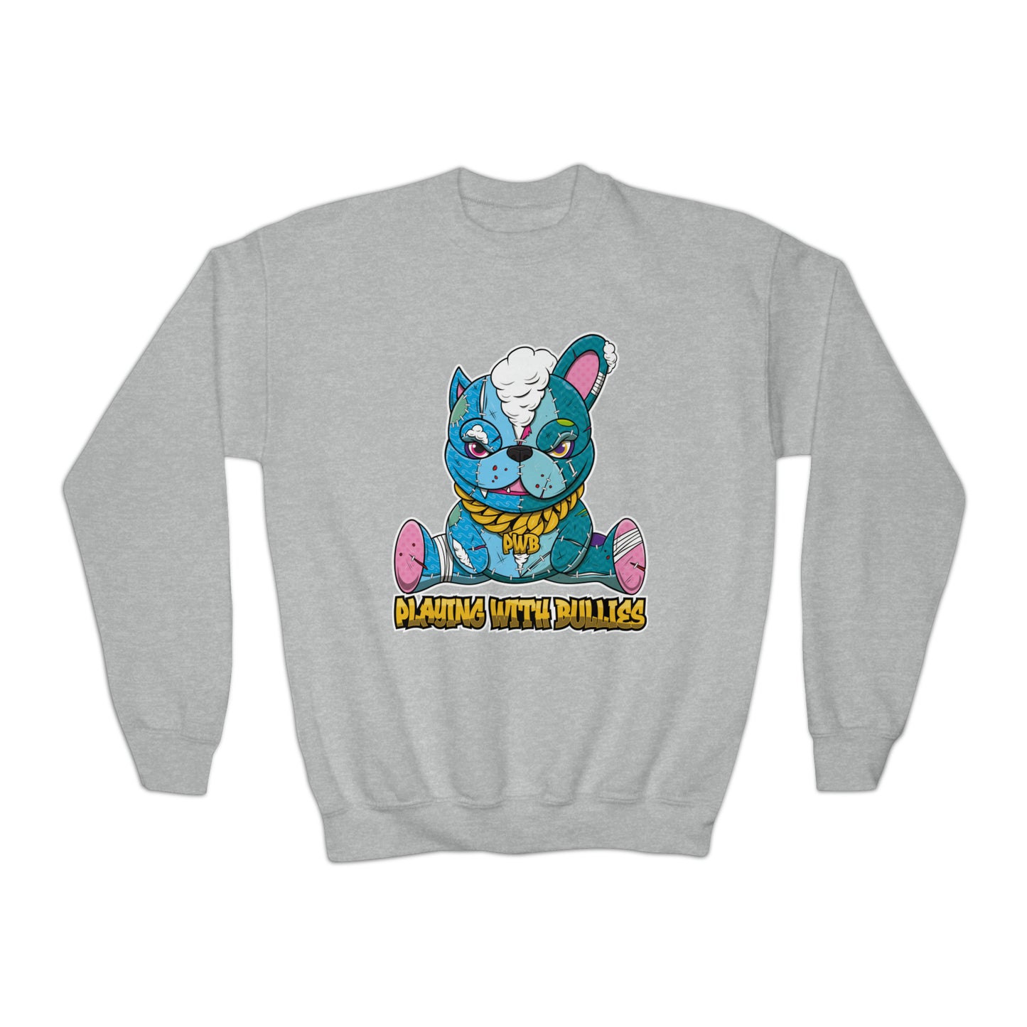 PLAYINGWITHBULLIES YOUTH/KIDS CREWNECK