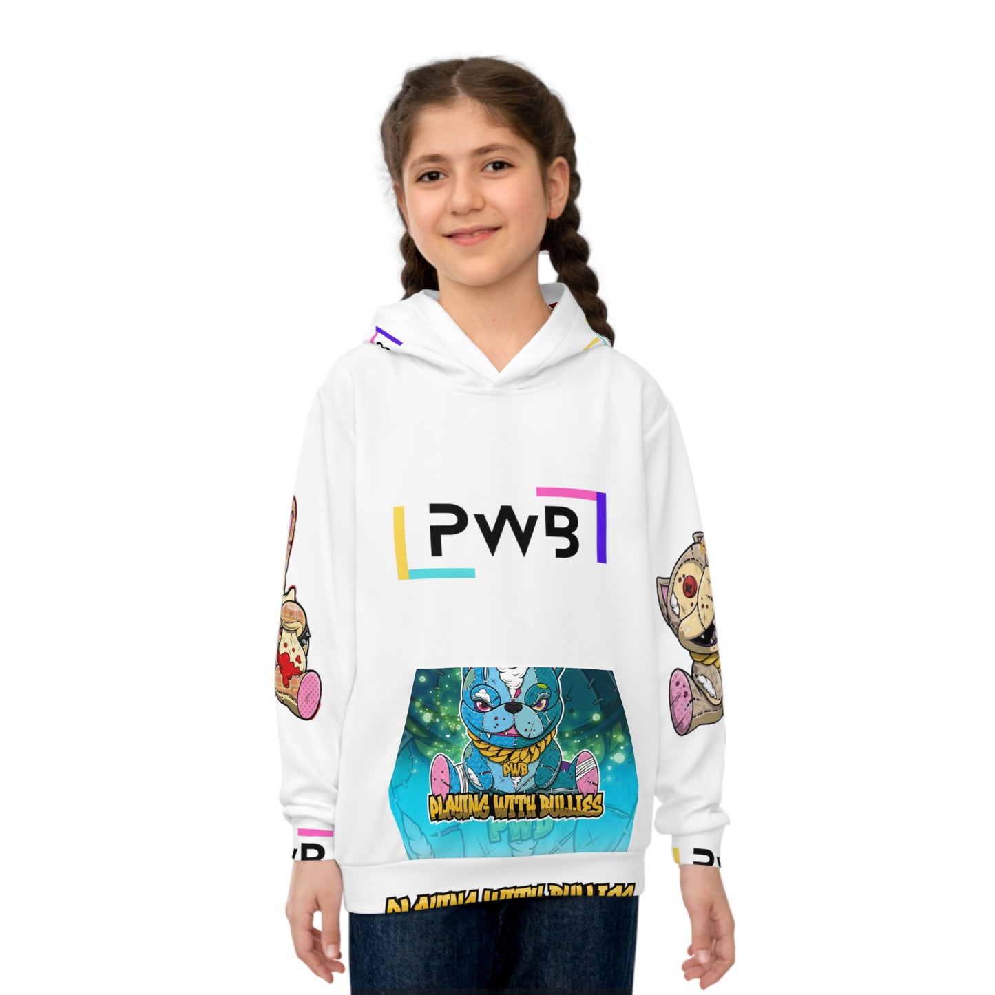 "PWB LOGO MARKS THE SPOT" YOUTH KIDS CHILDREN HOODIE