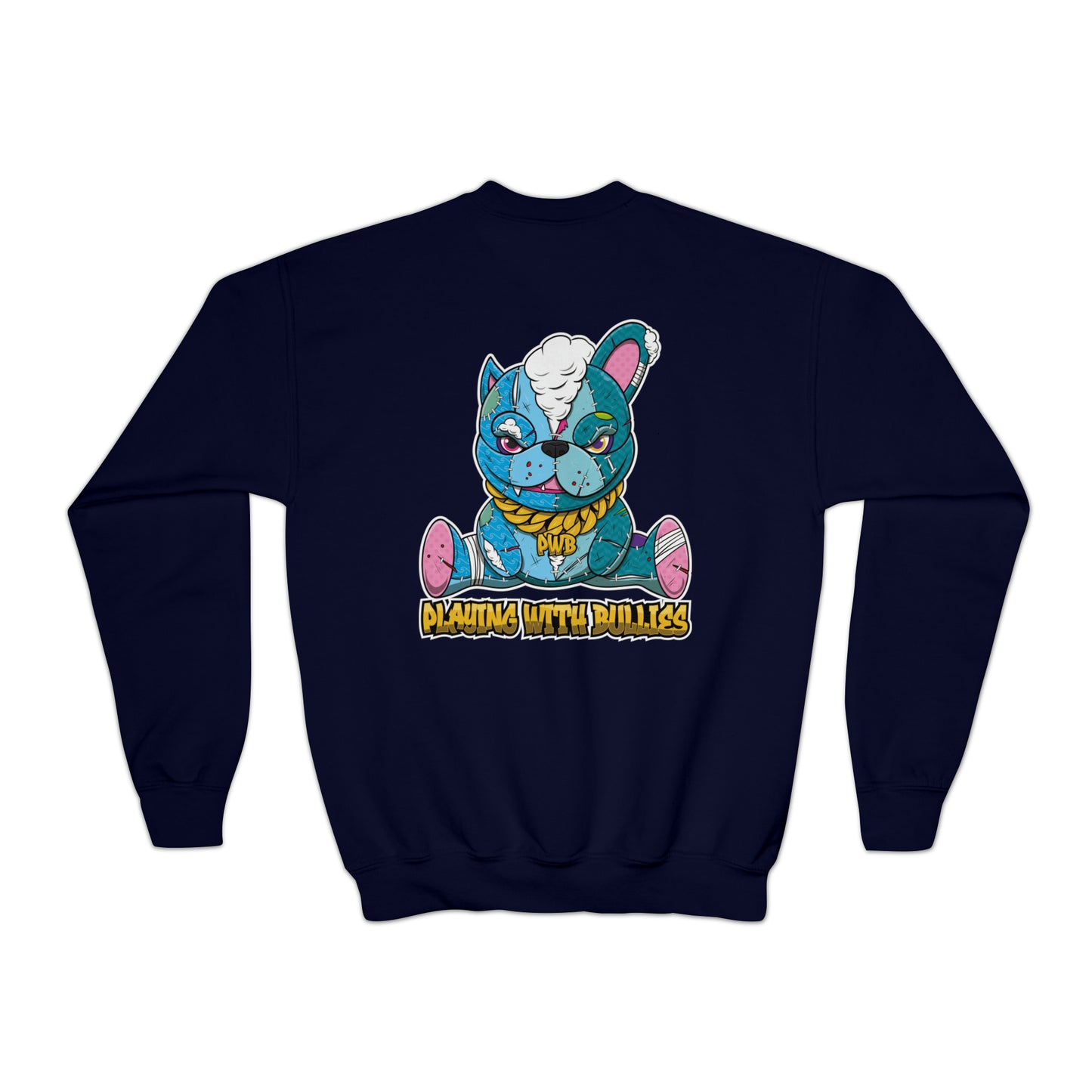 PLAYINGWITHBULLIES YOUTH/KIDS CREWNECK