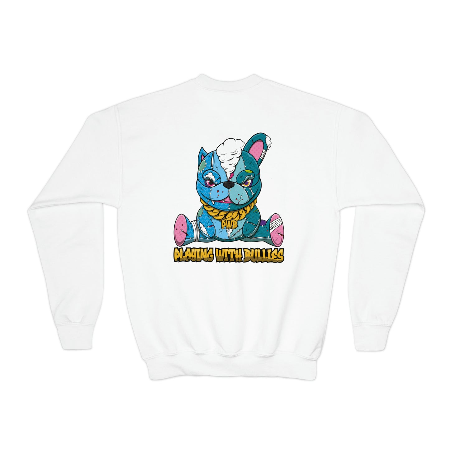 PLAYINGWITHBULLIES YOUTH/KIDS CREWNECK