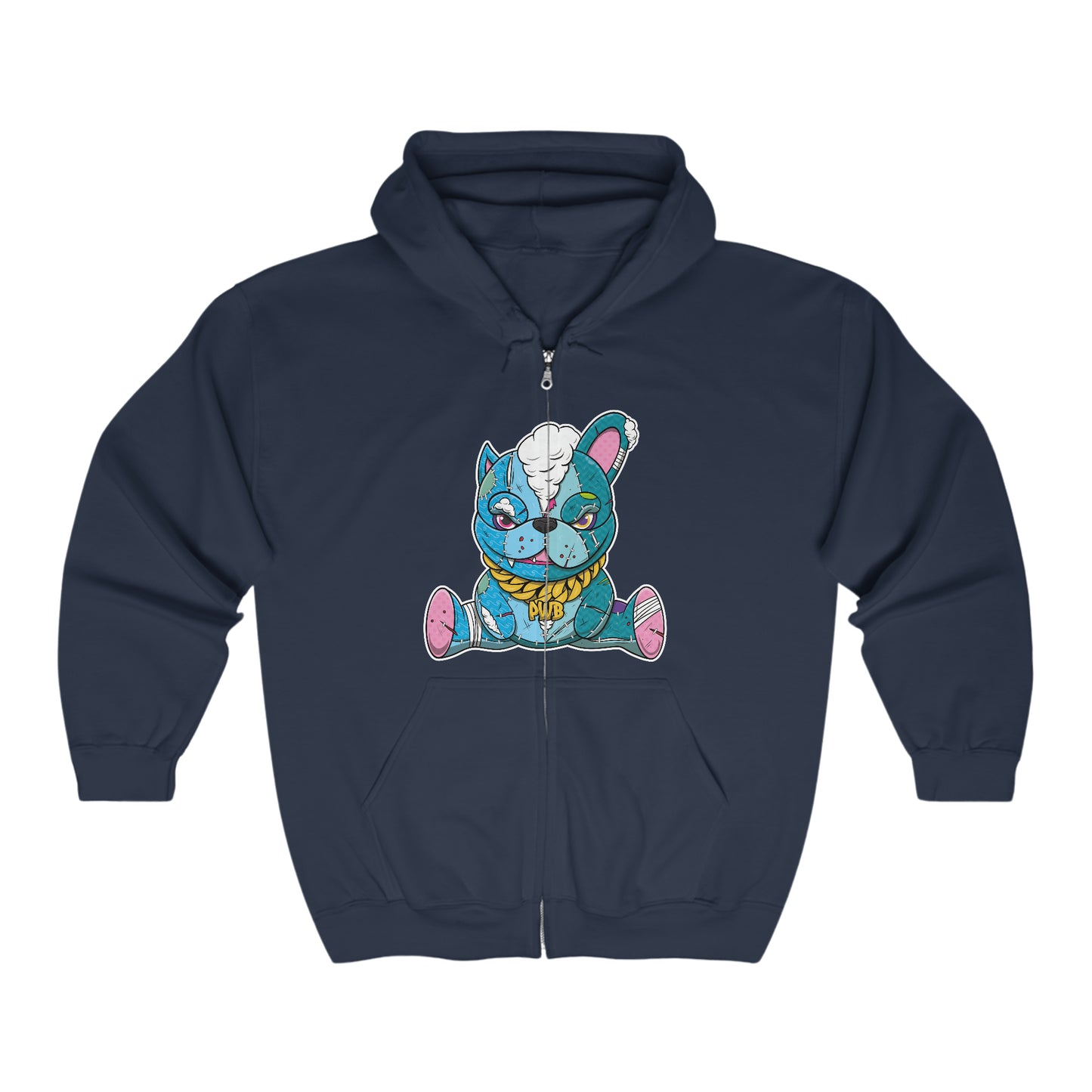 PLAYINGWITHBULLIES ZIP UP HOODIE