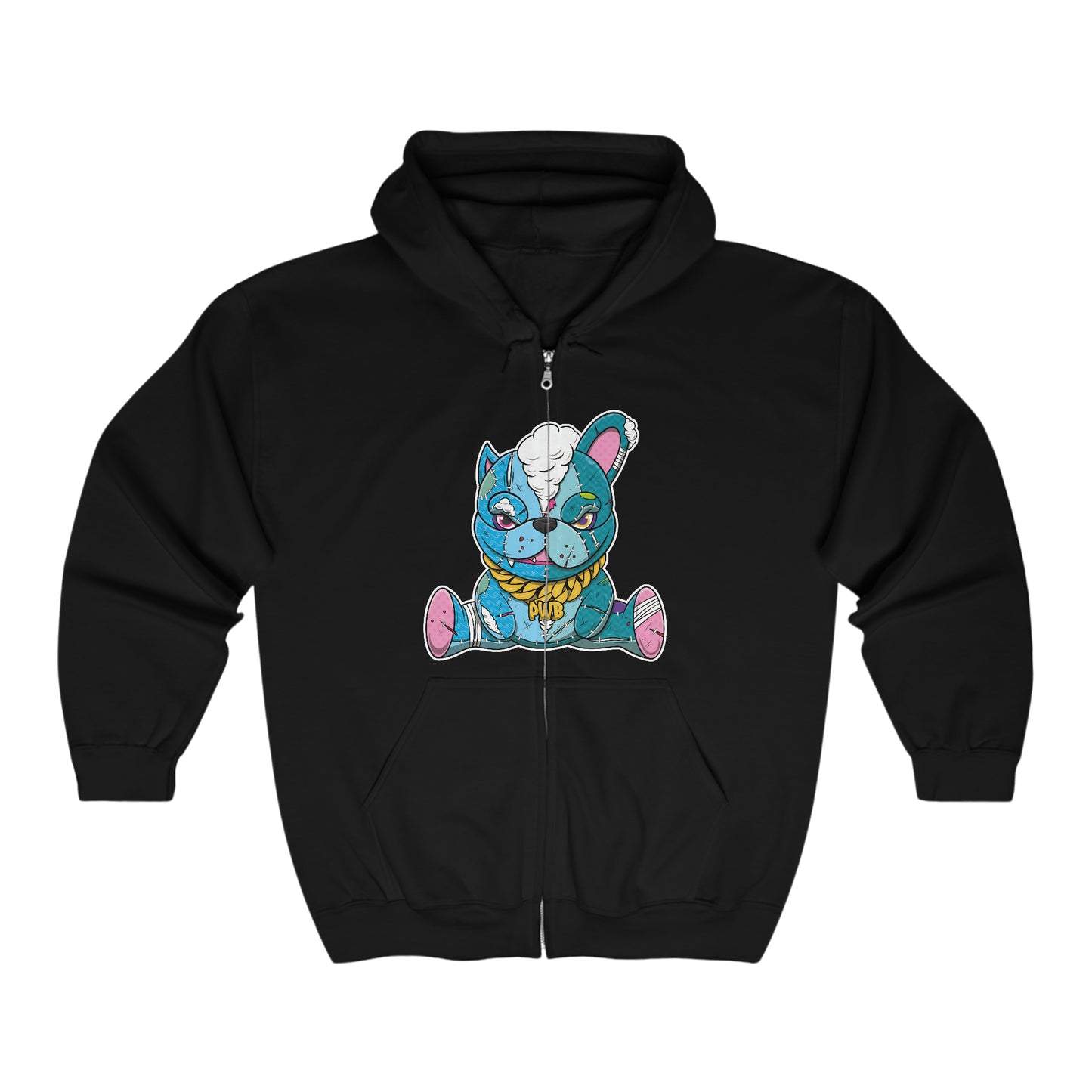 PLAYINGWITHBULLIES ZIP UP HOODIE