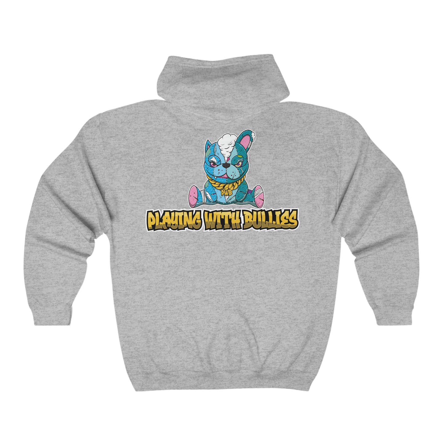 PLAYINGWITHBULLIES ZIP UP HOODIE