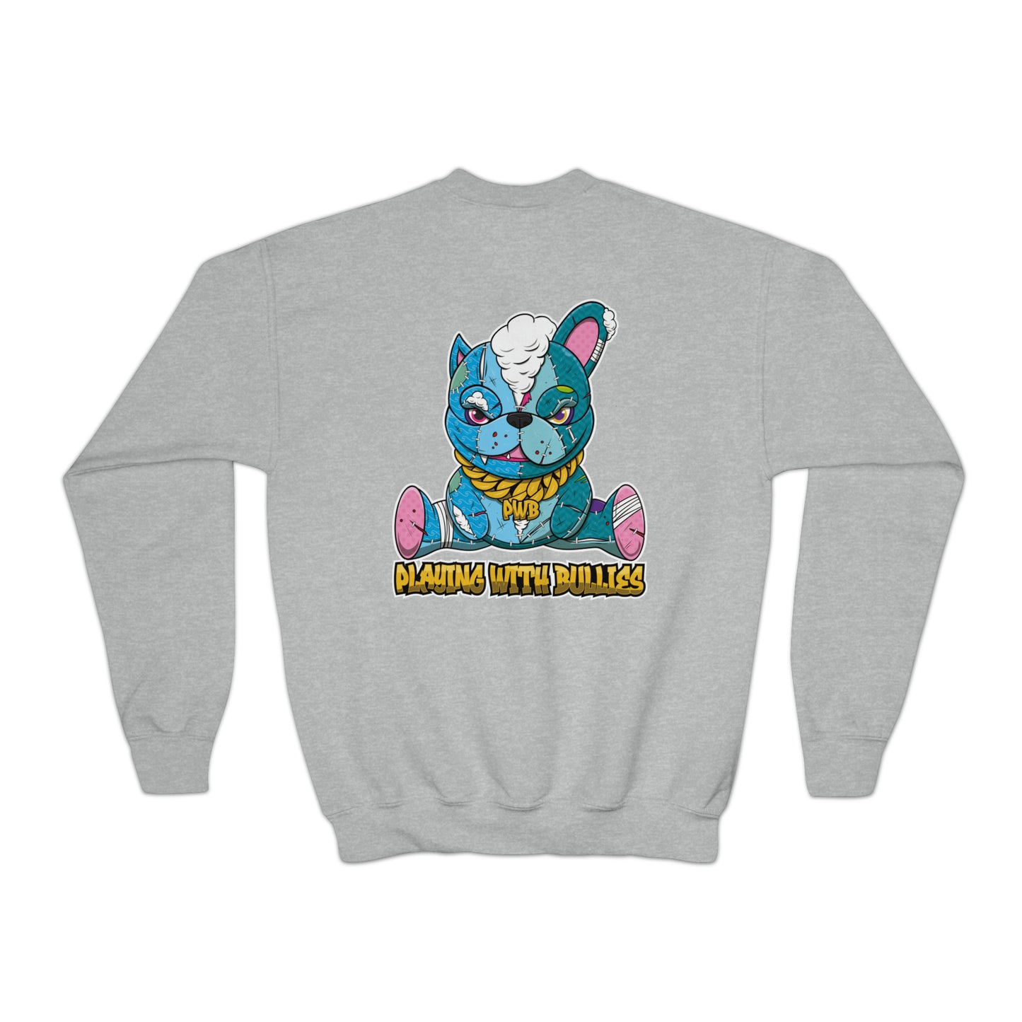 PLAYINGWITHBULLIES YOUTH/KIDS CREWNECK