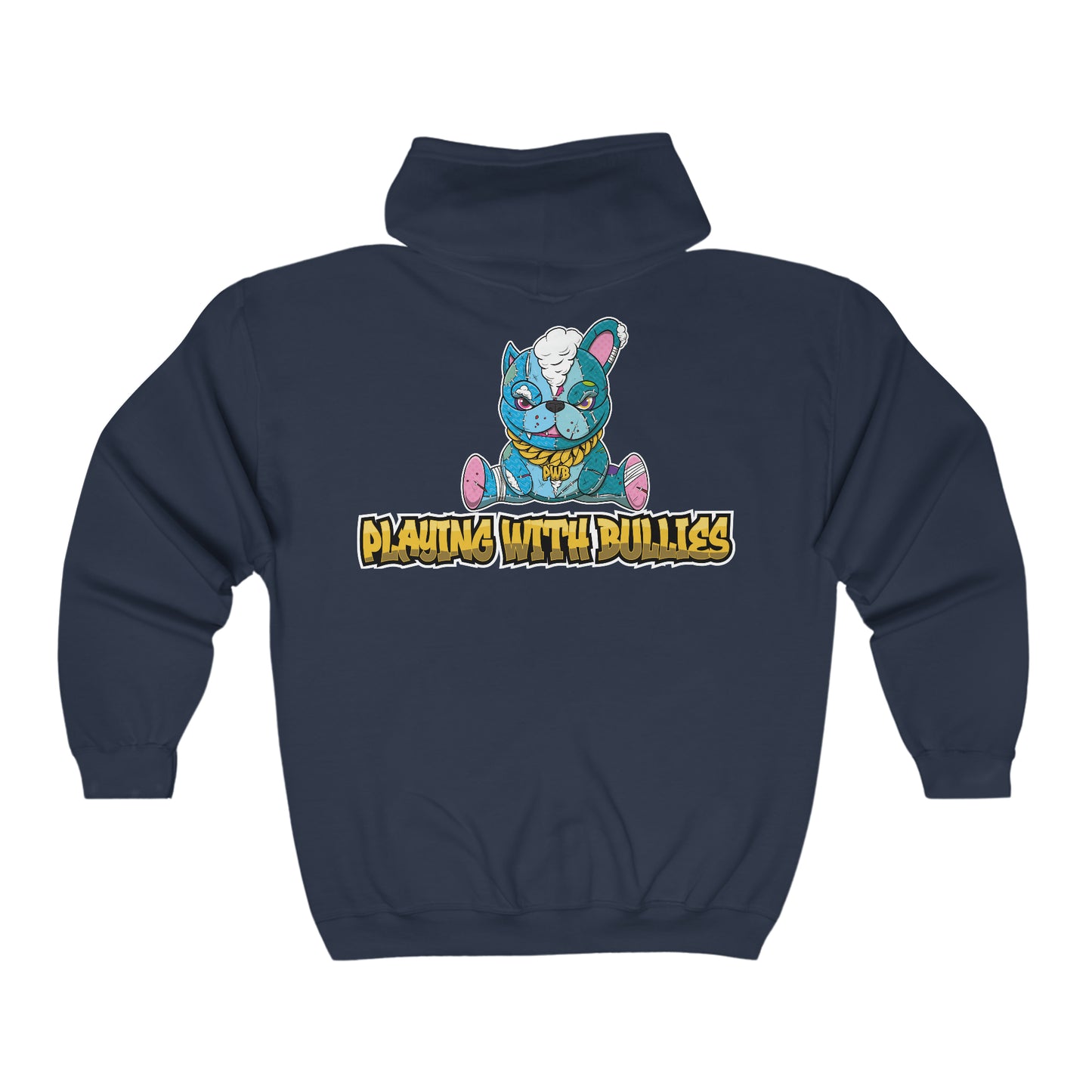 PLAYINGWITHBULLIES ZIP UP HOODIE